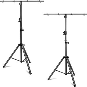 2-Pack Portable Par Can Tripod Stage Light Stand Adjustable Height 41-95 Inch