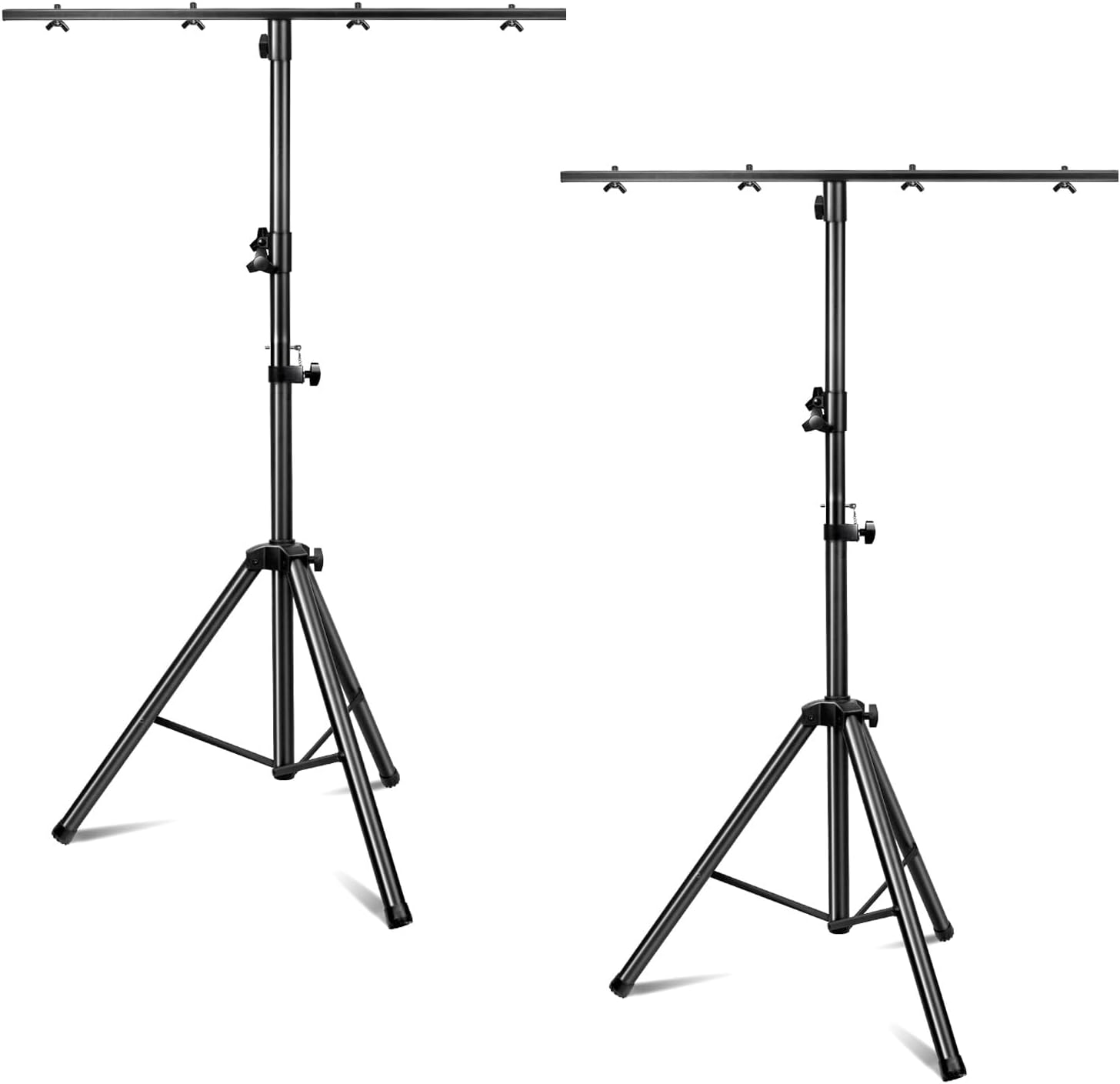 2-Pack Portable Par Can Tripod Stage Light Stand Adjustable Height 41-95 Inch